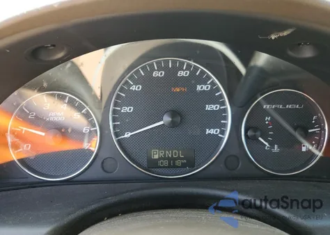 2006 Chevrolet Malibu Ls из США, поврежденный, VIN 1G1ZS53806F130713